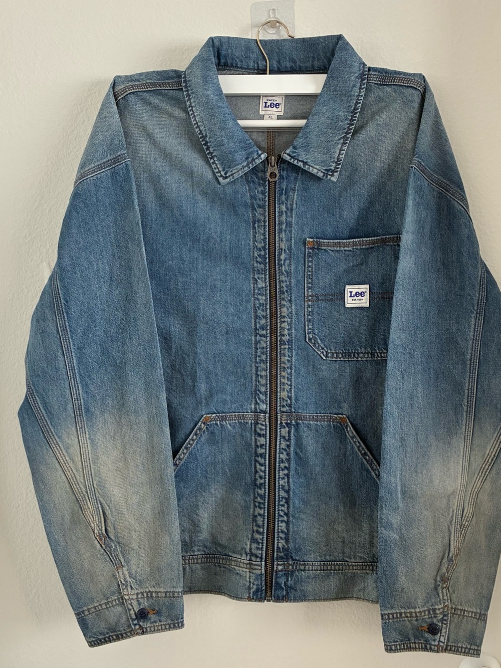 Kacey Lee by Lee Denim Jacket- Across the Sea Wash - Men’s XL - New With Tags